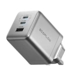EcoFlow RAPID Pro Charger (100W, 3 Ports, GaN) - Silver